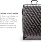 TUMI - 19 Degree Lite 4 Wheel Luggage - Lightweight and Highly Durable, Modern Contour, Hard Shell Men's and Women's Suitcase - 30" Extended Trip Packing Case, Black Graphite