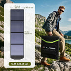 ALLPOWERS 200W Portable Solar Panel, 36V Lightweight SP033 Foldable Solar Charger for Portable Power Station, 23% High Efficiency IP67 Waterproof, for PRV, Camping, Home, Off Grid