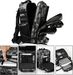 QT&QY 25L/45L Military Tactical Backpack For Men Molle Daypack 3 Day Bug Out Bag Hiking Rucksack With Bottle Holder