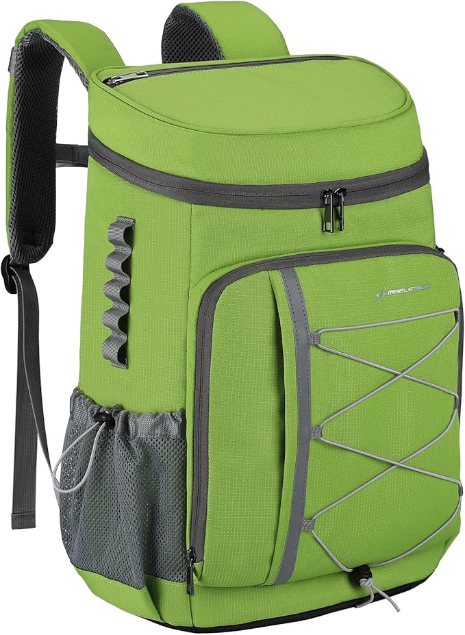 Maelstrom Cooler Backpack - 35/50 Can Insulated Soft Cooler Lunch Bag for Camping, Beach, Hiking & Shopping