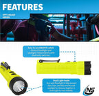 Nightstick XPP-5422GX Intrinsically Safe Dual-Light Flashlight, Green/Black