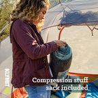Klymit Sleeping-Bags KLYMIT Wild Aspen Lightweight Mummy Sleeping Bag, Best Gear for Cold Weather Camping, Hiking, Backpacking, Pair with Static V Sleeping Pad (Size Regular to XL)