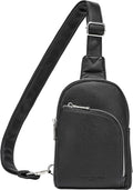 INICAT RFID Blocking Sling Bag, Anti Theft Crossbody Bag for Women, Travel Fanny Pack Style Purse, Vegan Leather