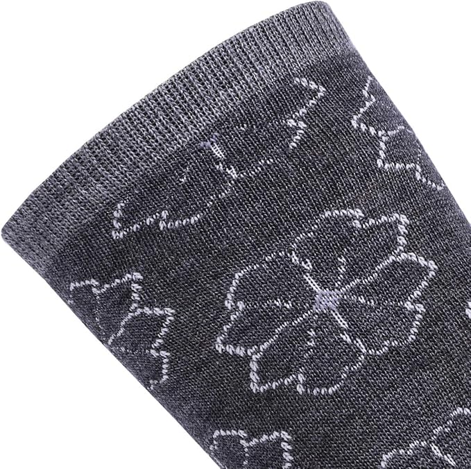 EnerWear 4 Pack Women's Merino Wool Outdoor Hiking Trail Crew Sock