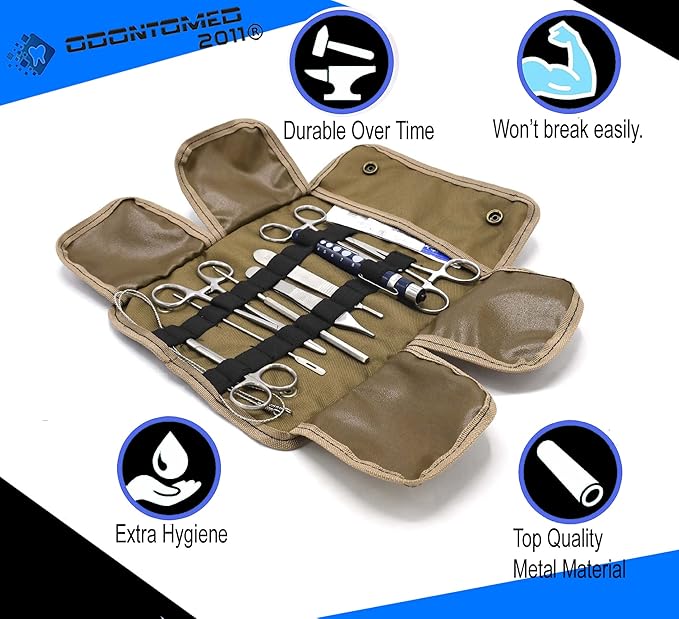 OdontoMed2011 20 PC U.S. Military Style Surplus Emergency/Survival Kit - Bleed CONTOL Kit - Military Style First Aid Kit - Molle Pouch MLT-04