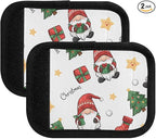 Christmas Gnome 1a Luggage Handle Wrap for Suitcase Luggage Tags Handle Covers Identifiers Soft Decorations Travel Accessories 2 Pack