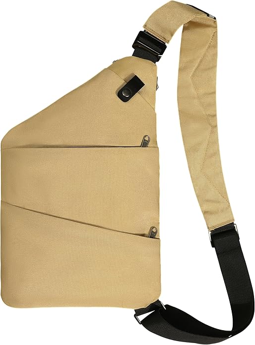 Anti Theft Crossbody Travel Bags for Women Men Cross Body Slim Sling Handbags with S Hook Antitheft