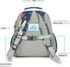 mibasies Toddler Backpack for Boys 2-4: Cute Kids Backpacks Boys - Preschool Kindergarten Backpack - Galaxy LightGray