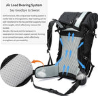 Hiking Backpack,30L +10L Extra Large Capacity Hiking Bag,Internal Frame Camping Backpack,Upgraded X-PAC Lightweight Sport Daypack Travel Backpacks Fit For Mountain Climbing Camping (Black)