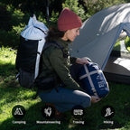 Naturehike Sleeping Bags for Adults, 23/39℉ Mummy Backpacking Sleeping Bag, 0 Degree Lightweight Sleeping Bag Warm for Camping, Hiking