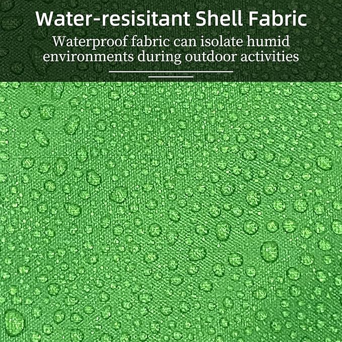 Outdoor Durable Green Camping Blanket for Adult&Kids,Portable Packable Waterproof Blanket for Travel,Backpacking and Take a Short Rest.