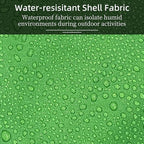 Outdoor Durable Green Camping Blanket for Adult&Kids,Portable Packable Waterproof Blanket for Travel,Backpacking and Take a Short Rest.