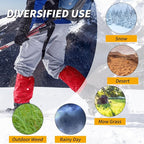 Leg Gaiters 100% Waterproof Adjustable Shoe Snow Boot Guard Gators for Hiking Shoe Cover Hunting Snowshoeing Climbing Walking for Women Men