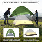 Naturehike Cloud-Up 1 Person Tent, Lightweight Backpacking Tents for One Man, Waterproof Ultralight One Person Tent for Camping Hiking Backpacking