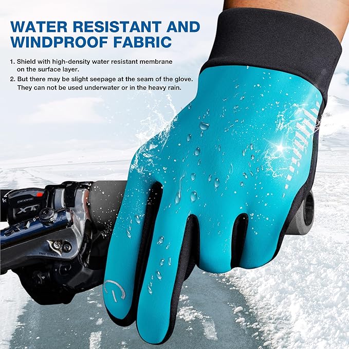 SIMARI Winter Gloves Women Men Ski Snow Gloves Liner Thermal Warm Touch Screen, Suit for Running, Cycling, Biking, Hiking, Driving, Walking, Typing, Freezer Work, Sports, Soccer, Shooting, Gaming 102