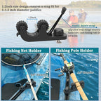 Kayak Paddle Holder, Save Kayak Track Space, Fishing Net, Fishing Poles Holder for Fishing, Track Mount Accessories
