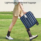 Hanke 16 inch Underseat Carry on Suitcases with Wheels,Lightweight Hard Shell Carry on Luggage with Wheels for Weekender, Small Suitcase,Travel Luggage Christmas Gifts for Birthday （Dark Blue）