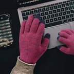 Achiou Winter Gloves, Glove for Men Women, Upgraded Touch Screen Texting Warm Running with Thermal Soft Knit Lining