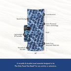 Nomadix Original Towel - Perfect for Beach, Pool, Travel, Camping, Yoga - Made with Recycled Materials - Super Absorbent - Sand Resistant- Aqua Blue - 72.5x30