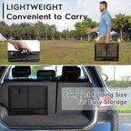 3 FT Folding Grill Table, Portable Camping Table for Outside, 3 Adjustable Height Folding Table with Desktop, Lightweight Outdoor, Camping, Picnic, BBQ