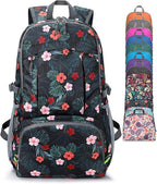 G4Free 40L Lightweight Packable Hiking Backpack, Waterproof Travel Daypack