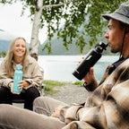 Super Sparrow Insulated Water Bottle - 17 Oz / 25 Oz / 32 Oz - Standard Mouth FlipFlow Flask - BPA Free, Leak Proof Drink Bottle- Ergonomic Straw Water Bottles for Work, Gym, Travel, Sports