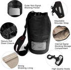 JXE JXO 15L Waterproof Faraday Dry Bag for Electronic Device Security | Military-Grade EMP & RFID Signal Blocking, Anti-Tracking & Hacking Protection, Data Privacy Shield for Mobile Devices