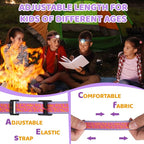 EverBrite LED Headlamp Rechargeable Kids Headlamp with RGB Mode and Adjustable Headband, 3 Modes Multicolor Headlamp for Camping, Reading, Exploring, Halloween, Christmas