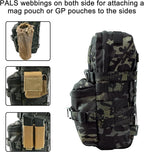 Tactical Mini Molle Hydration Pack,Molle Hydration Carrier with US Flag Water Resistant,Hydropack for Tactical Vest Backpack