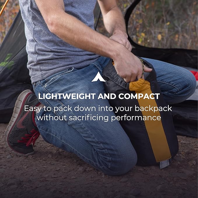 Teton 20F and 5F Degree Sleeping Bag; Lightweight, Warm Weather Mummy Sleeping Bags for Adults and Kids, Camping, Backpacking, Hiking