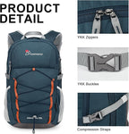 MOUNTAINTOP Hiking Backpack,Lightweight Travel Backpack for Men Women Outdoor Backpacking, Camping