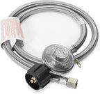 Barton Deluxe 40,000 BTU 2 Burner Propane Gas Range Stove Cooktop Ceramic Infrared Auto Ignition Outdoor Grill BBQ Camping Stoves Countertop LPG