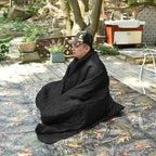 LOOGU Camo Blanket Waterproof Insulation Poncho Liner for Outdoor Camping, Hiking, Hunting, Survival, Backpacking, Picnicking