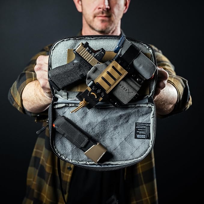 Eberlestock Fade Flex - Concealed Carry Waist Bag - Tactical Men's Fanny Pack with Adjustable Waist Belt - 10” W x 6”H x 3” D - Olive