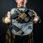 Eberlestock Fade Flex - Concealed Carry Waist Bag - Tactical Men's Fanny Pack with Adjustable Waist Belt - 10” W x 6”H x 3” D - Olive