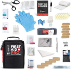 Uncharted Supply Co. First Aid Pro Kit for Emergency Preparedness Survival - Car, Backpacking, Hiking, and Camping - Compact, Lightweight, Water-Resistant - Fully Stocked