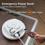 Hanging Camping Tent Light LED Rechargeable Portable Lantern Waterproof Outdoor Camp Lamp with Battery Power for Glamping Indoor Outages Car Repair(Infinite Dimming)