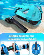 Zenoplige Full Face Snorkel Mask Adults,Dry-Top Snorkeling Gear with Camera Mount,Foldable 180-Degree Panoramic Scuba Mask for Snorkeling Diving Swimming Travel,Snorkel Mask Anti-Fog & Anti-Leak