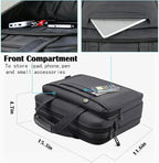Briefcase Bag 15.6 Inch Laptop Messenger Bag Business Office Bag for Men Women, Shoulder Bag fit for Computer Notebook MacBook Hp Dell Lenovo Asus Apple