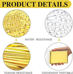 Macarrie 100 Pack Emergency Thermal Blankets Silver Foil Survival Blanket Kit for Outdoors, Camping, Hiking, Homeless, First Aid