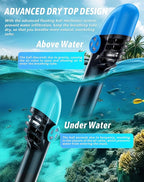 Zenoplige Full Face Snorkel Mask Adults,Dry-Top Snorkeling Gear with Camera Mount,Foldable 180-Degree Panoramic Scuba Mask for Snorkeling Diving Swimming Travel,Snorkel Mask Anti-Fog & Anti-Leak