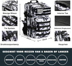 Professional Survival Gear Set - First Aid Kit and Large Camping Backpack, Camping Equipment for Adventure Outdoor Hiking Adventurers