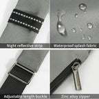 Travel Sling Bag with RFID Pocket, Anti Theft Crossbody Bag for Women Men Casual Chest Outdoor Shoulder Hiking Bag