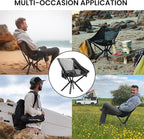 Sitpack Campster 2.0 Backpacking Camping Chair, 5S Easy Set-up, Ultra Lightweight, Bottle Sized Portable Folding Chair, Compact Chair for Adults for Beach Outdoor Hiking Travel Fishing