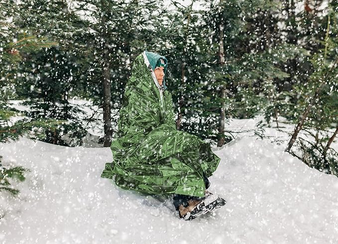 Emergency Mylar Thermal Blanket 4 Pack. Space Blankets for Survival Kits & Extreme Cold Weather - NASA Designed - Perfect for Camping Survival, Bug Out Bag, Hiking, Car Survival