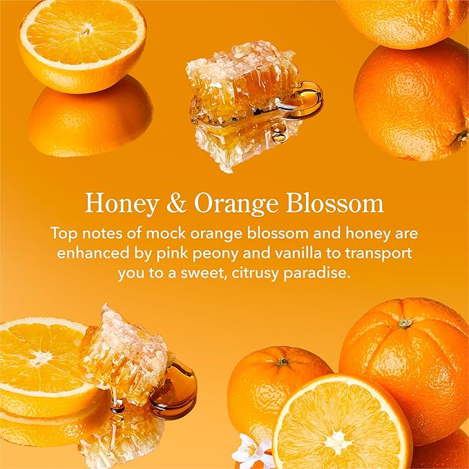 Beekman 1802 Honey & Orange Blossom 3-Piece Body Care Set – Goat Milk Skincare Gift Set with Bar Soap, Whipped Body Cream & Hydrating Hand Cream – Travel Size Body Care Kit