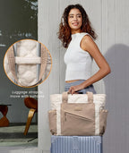 LOVEVOOK Tote Bag for Women, puffer tote bag for Work Travel Nurse, Lightweight quilted Bags with Compartments