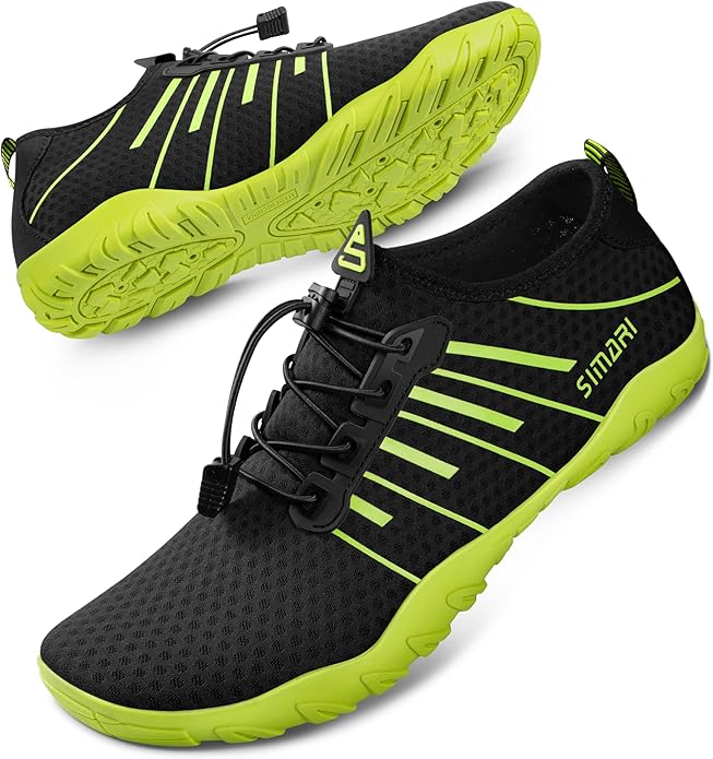 SIMARI Water Shoes for Women Men - Barefoot Quick-Dry Aqua Socks | Lightweight Swim Shoes for Surfing, Swimming, Beach Sports, Kayaking, Diving | Non-Slip Design