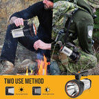 Rechargeable Searchlight Handheld LED Tactical Flashlight with Handle Spotlight High-Power Super Bright Torch with USB Output Torch (Silver)