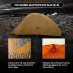 Naturehike Cloud-Up 1 Person Tent, Lightweight Backpacking Tents for One Man, Waterproof Ultralight One Person Tent for Camping Hiking Backpacking